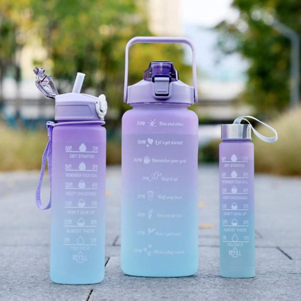 Sports Water Bottles 3 Pcs Set